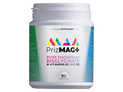 MAG365 PrizMAG Magnesium Bisglycinate with K2 & D3 - 90 Capsules
