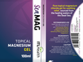 Ingredients, barcode and directions for MAG365 SeaMAG Gel.