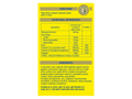 MacuShield Gold eye supplement back packaging with ingredients on white background