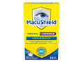 MacuShield Original Plus Chewable bilberry flavour 30 tablets front box on white background