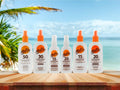 Malibu SPF30 Lotion Spray 200ml alongside other Malibu variants