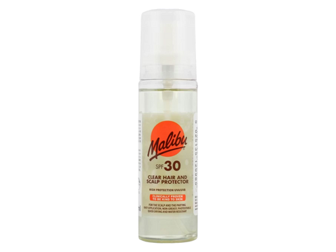 Malibu SPF 30 Scalp and Hair Protector Spray 100ml front view bottle packaging