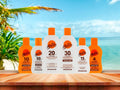 Malibu SPF50 Lotion Protection 100ml alongside other Malibu variants