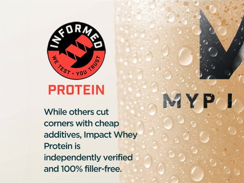 MyProtein Impact Whey Protein Powder, Vanilla Flavour - 2.5kg