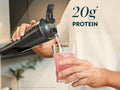 How to Use: Shaker bottle with Myprotein Clear Whey Isolate drink.