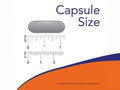 NOW Foods Adam Men's Multivitamin Softgels with Saw Palmetto and CoQ10 softgel size comparison chart image