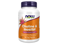 NOW Foods Choline and Inositol 250 mg Each Veg Capsules 100 Veg Capsules front bottle view