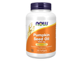 NOW Foods Cold Pressed Pumpkin Seed Oil Softgels 1000 mg Non-GMO 100 Softgels front bottle view