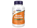 NOW Foods Digestive Enzyme Supplement Super Enzymes Blend Tablets 90 Tablets front bottle view