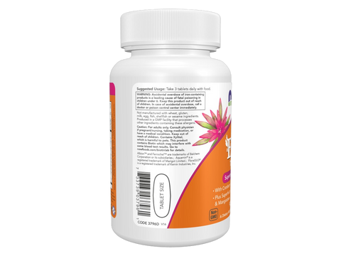 NOW Foods Eve Women's Multivitamin with Superfruits and Antioxidants Tablets 90 Tablets suggested usage directions and product barcode