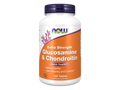 NOW Foods Extra Strength Glucosamine 1500 mg and Chondroitin 1200 mg Tablets 120 Tablets front bottle view