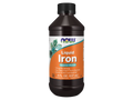 NOW Foods Gentle Iron Liquid 18 mg Non-Constipating Formula 237 mL bottle front view