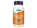 NOW Foods Green Tea Extract 400 mg Veg Capsules with Vitamin C 100 Count front bottle view