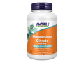 NOW Foods Magnesium Citrate 200 mg Tablets Essential Mineral 100 Tablets front bottle view