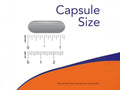 NOW Foods Magnesium Complex 400 mg Citrate Glycinate Malate Softgels softgel size comparison chart image