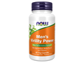 NOW Foods Men's Virility Power Male Performance Formula with Epimedium Muira Puama and Tribulus 60 Veg Capsules front bottle view