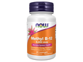 NOW Foods Methyl B-12 5000 mcg and Folate Lozenges Vegan Lozenges 60 Lozenges front bottle view