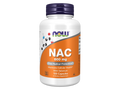 NOW Foods NAC 600 mg with Selenium N-Acetyl Cysteine Capsules 100 Capsules front bottle view