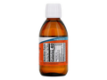 NOW Foods Omega-3 Fish Oil Liquid Lemon Flavour with EPA and DHA 200 mL Supplement Facts label with omega-3 content details