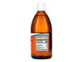 NOW Foods Omega-3 Fish Oil Liquid Lemon Flavour with EPA and DHA 500 mL Supplement Facts label with omega-3 content details