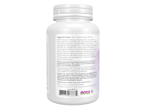 Product barcode for NOW Hair Skin Nails 90ct.