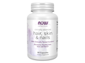 NOW Solutions Hair Skin & Nails Supplement bottle, 90 capsules.