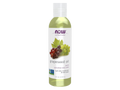 NOW Solutions 100% Pure Grapeseed Oil bottle, 118ml, on white background.