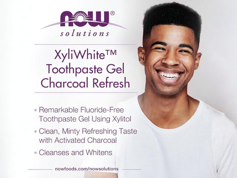 NOW Solutions Xyliwhite Charcoal Toothpaste Gel Mint - 181g