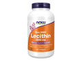 NOW Foods Soy Lecithin 1200 mg Softgels Non-GMO 200 Softgels front bottle view