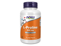 NOW Supplements L-Proline 500 mg Vegan Capsules 120 Veg Capsules front bottle view