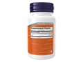 NOW Supplements L-Theanine 200 mg Double Strength Vegan Capsules 60 Veg Capsules Supplement Facts label with amino acid details