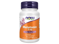 NOW Supplements Melatonin 3 mg Chewable Lozenges 90 Lozenges front bottle view