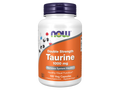 NOW Supplements Taurine 1000 mg Double Strength Vegan Capsules 100 Veg Capsules front bottle view