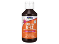 NOW Foods Ultra B-12 Liquid 5000 mcg with B-Complex and Folate 118 mL bottle front view