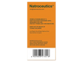 Natroceutics Curcumin Complex BCM-95 and Gingerol 60 Capsules back view of box showing supplement facts ingredients and barcode
