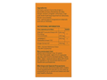 Natroceutics Curcumin Complex BCM-95 and Gingerol 60 Capsules back view of box with product information