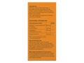 Natroceutics Curcumin Fortified 60 Capsules back view of box with product information