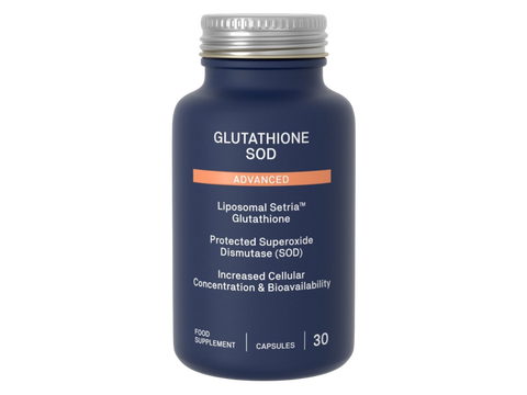 Natroceutics Glutathione SOD Advanced 30 Capsules front view bottle only