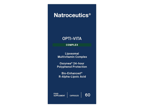Natroceutics Opti-VITA Complex 60 Capsules front view box only