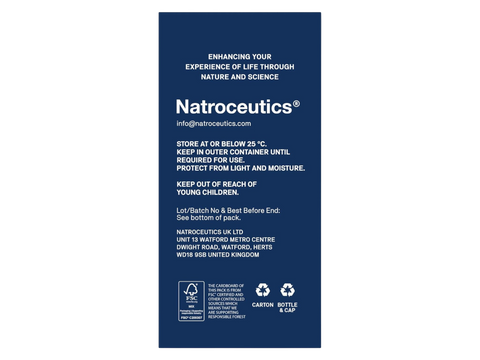 Natroceutics Opti-VITA Complex 60 Capsules side view of box with product details