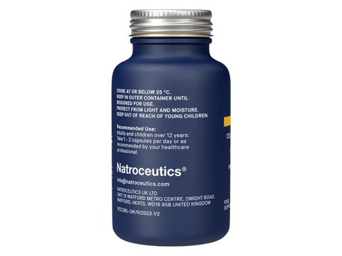 Natroceutics Vitamin C Complete 60 Capsules back view bottle only