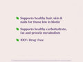 Natrol Biotin 10,000mcg Supplement with Vitamin B7 - 100 Tablets