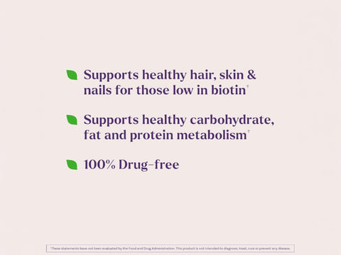 Natrol Biotin 10,000mcg Supplement with Vitamin B7 - 100 Tablets