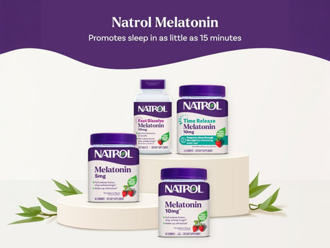 Natrol Melatonin 3mg Supplement for Adults - 60 Tablets & other variants.