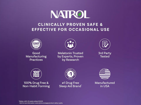 Natrol Melatonin 3mg Supplement for Adults