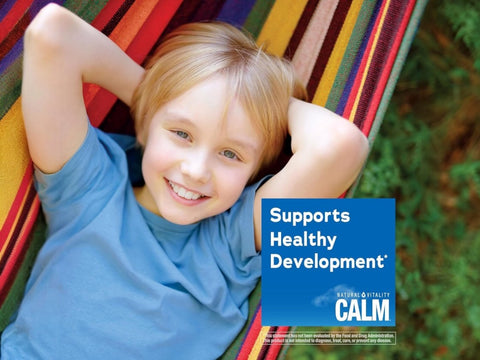 Natural Vitality CALM Kids Magnesium Supplement Powder – Mixed Berry Flavour 453g