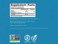 Natural Vitality CALM MIND Magnesium plus L-Theanine Drink Mix Honey Chamomile Supplement Facts Label 168g Powder