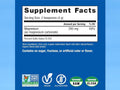 Natural Vitality CALM Magnesium Anti Stress Drink Mix Watermelon Flavour Supplement Facts Label 226g Powder