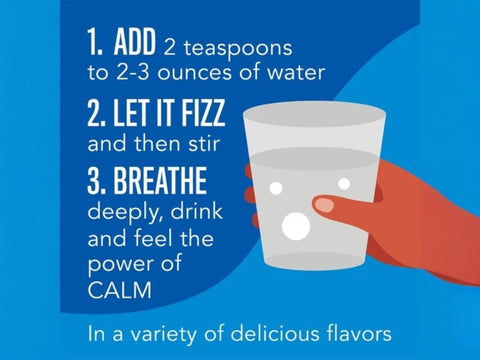 Natural Vitality CALM Magnesium Anti Stress Drink Mix Watermelon Flavour How to Use Instructions Drink Mix Preparation 226g Powder