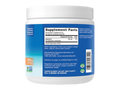 Natural Vitality CALM Magnesium Drink Mix Orange Flavour Supplement Facts & barcode Label 226g Powder